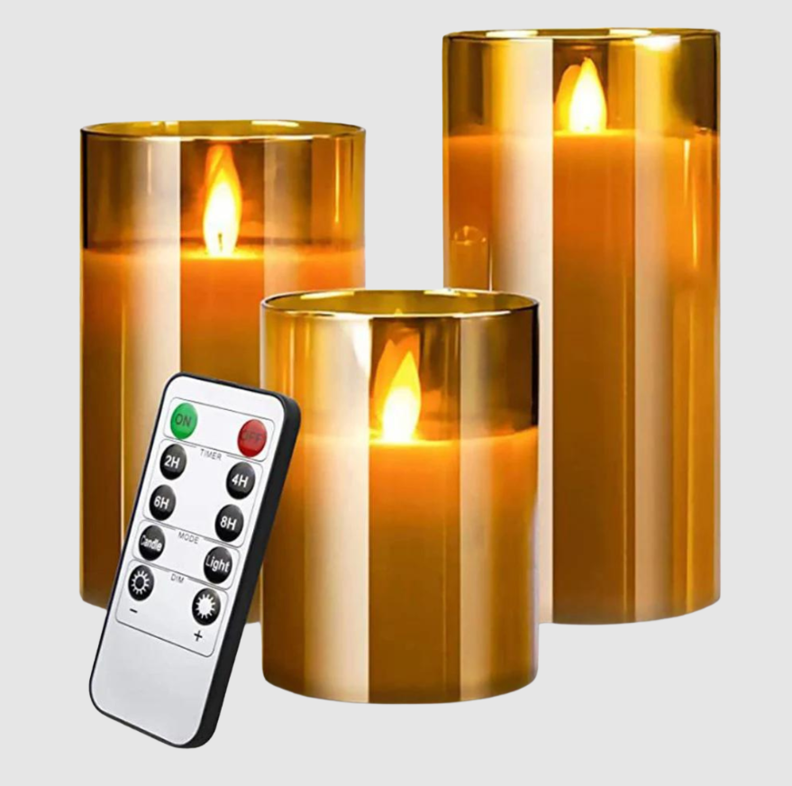 Bougies Électriques | 3 Bougies LED Réglables | Valuna