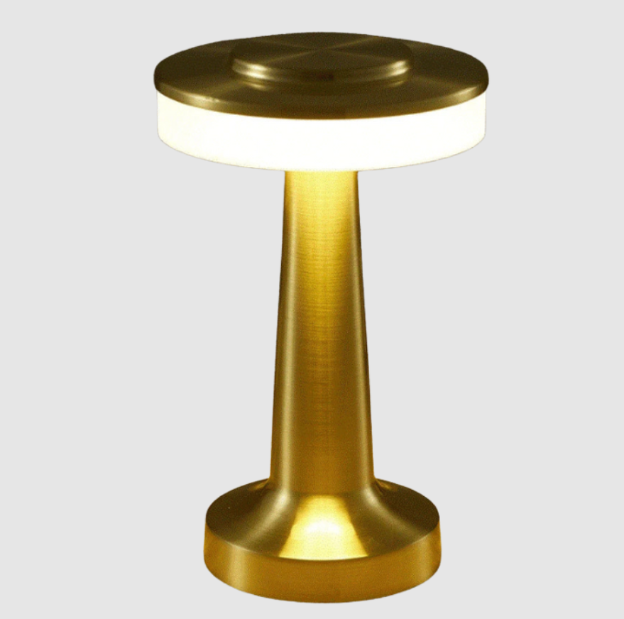 Lampe De Table LED Rechargeable | Style Rétro Avec Variateur Tactile | Valuna