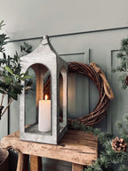 Lanterne Zinc | Éclairage Décoratif Élégant | Valuna