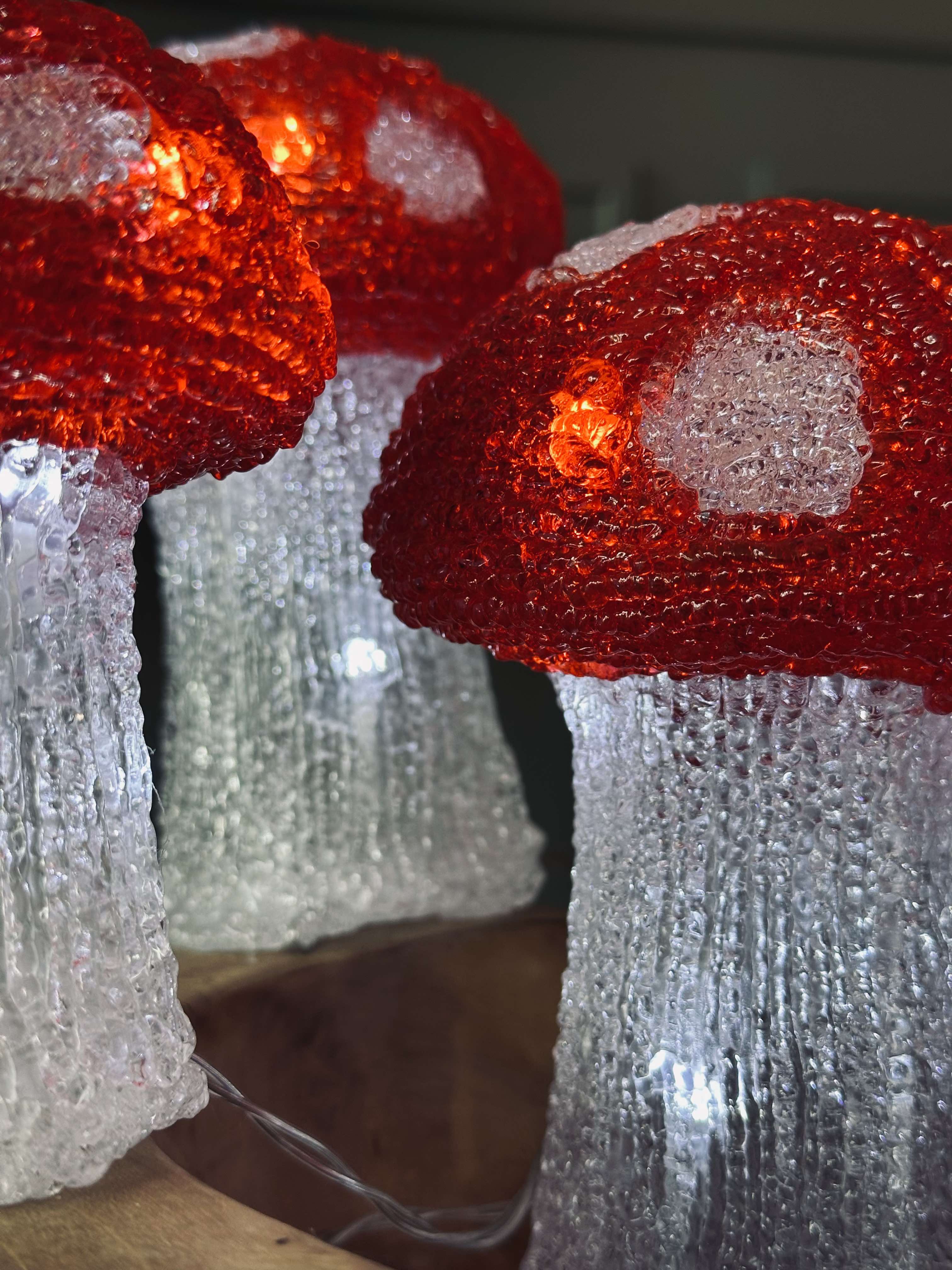 MushroomSet5 | Ensemble de 5 Lampes Champignon – Éclairage Intérieur et Extérieur | Valuna