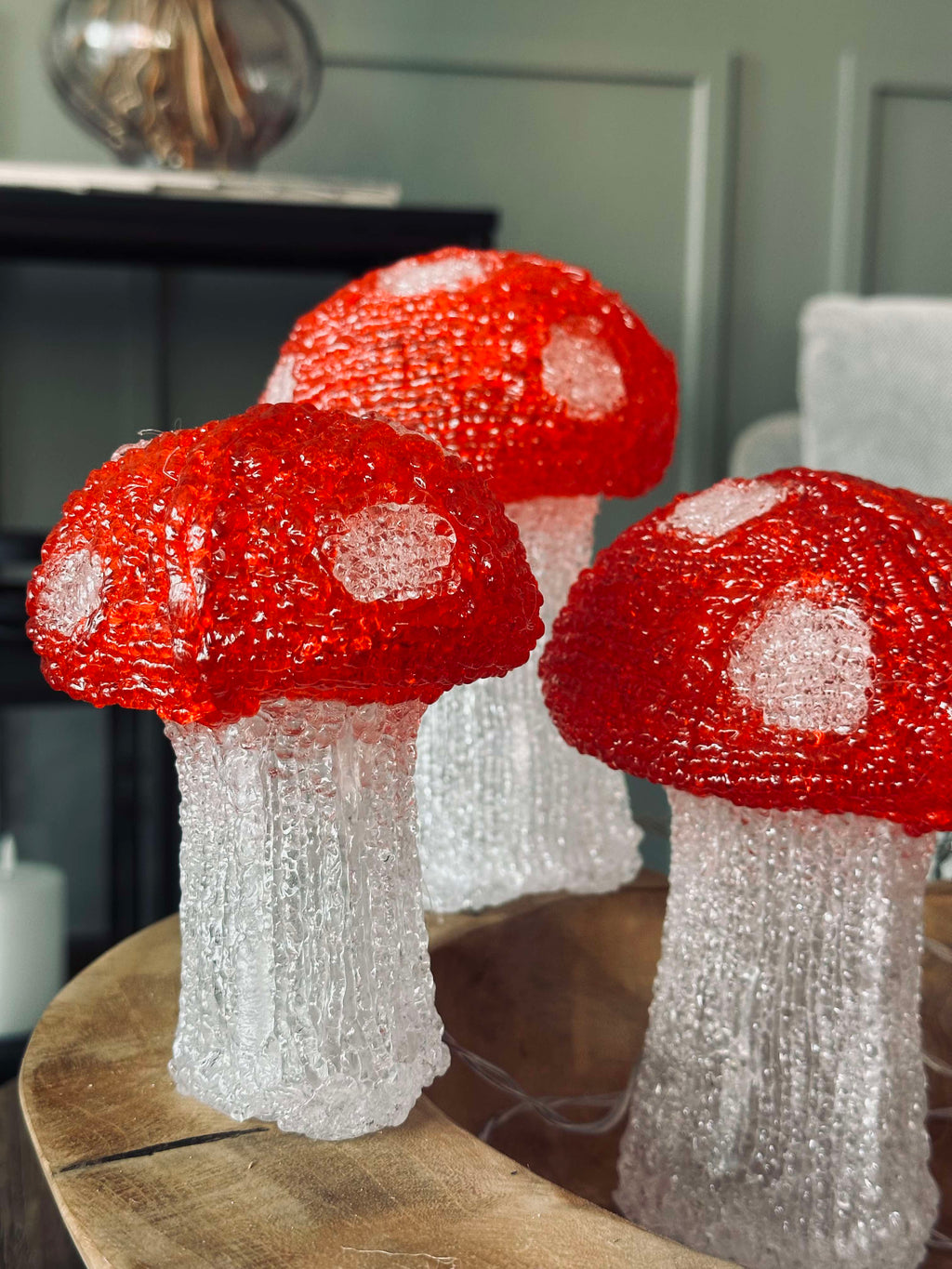 MushroomSet5 | Ensemble de 5 Lampes Champignon – Éclairage Intérieur et Extérieur | Valuna