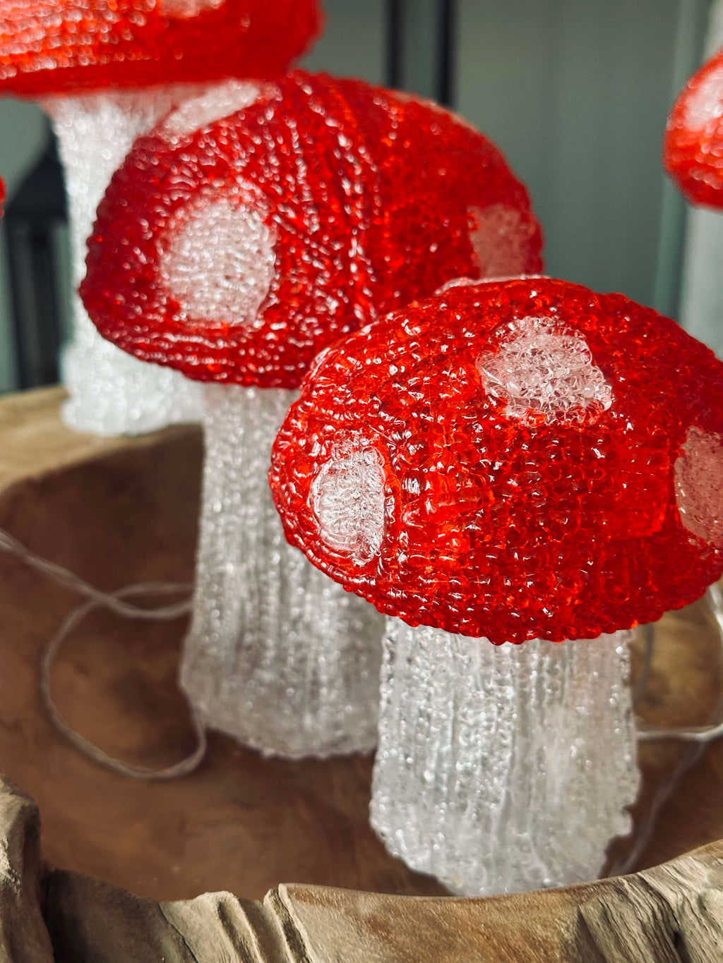 MushroomSet5 | Ensemble de 5 Lampes Champignon – Éclairage Intérieur et Extérieur | Valuna