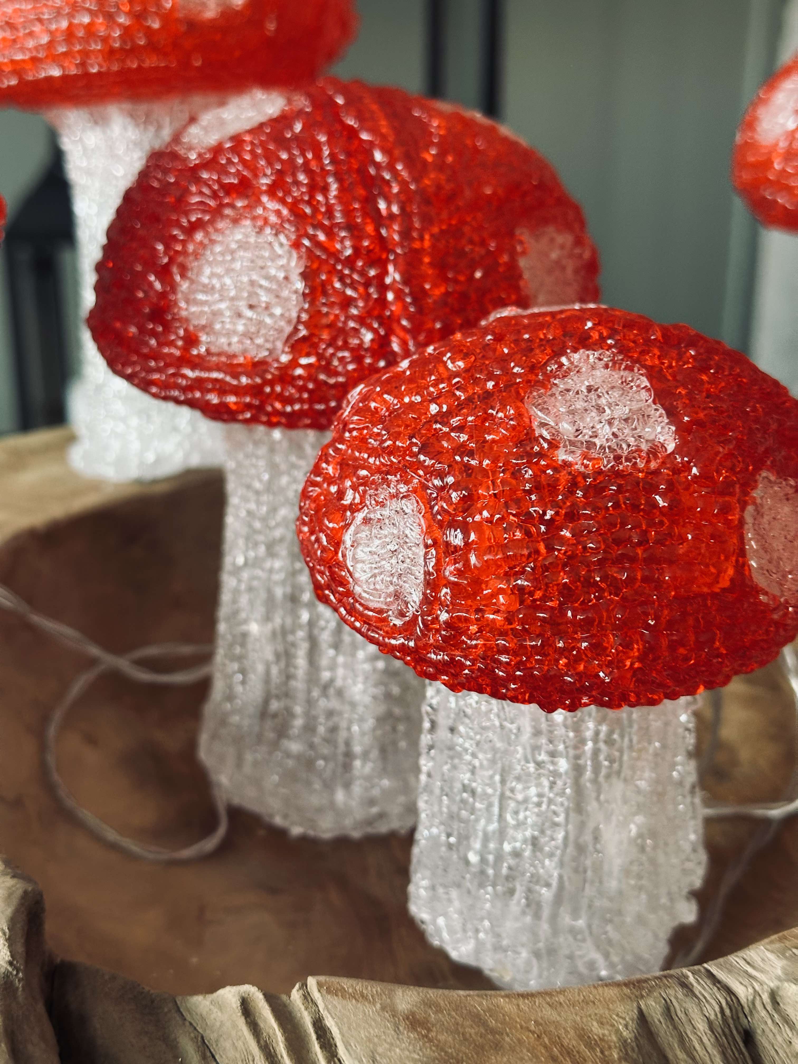 MushroomSet5 | Ensemble de 5 Lampes Champignon – Éclairage Intérieur et Extérieur | Valuna