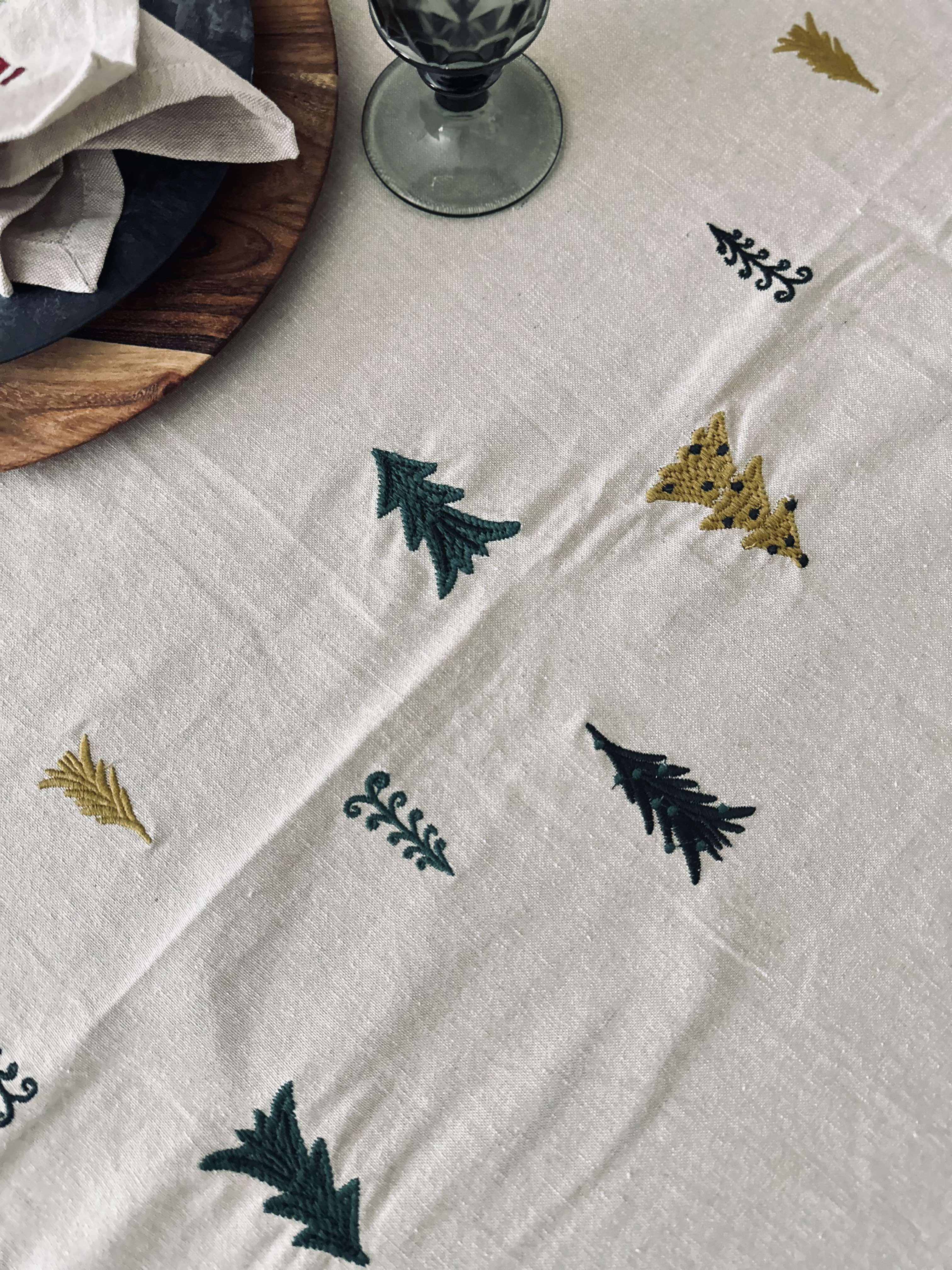 Nappe De Noël | En Coton Pour Tables Festives | Valuna