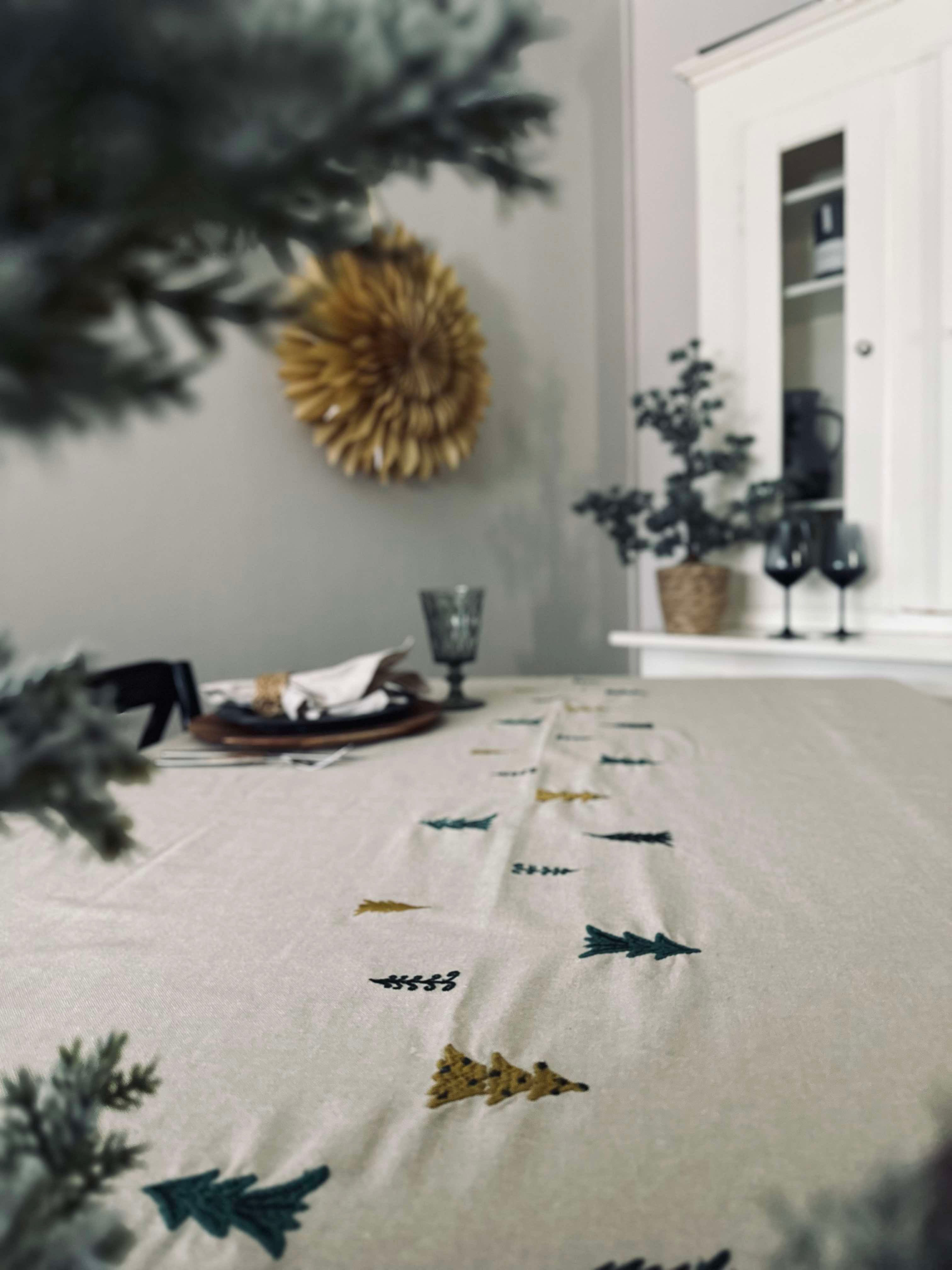 Nappe De Noël | En Coton Pour Tables Festives | Valuna