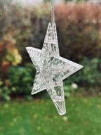 Guirlande lumineuse avec 12 Étoiles | Approuvée pour Intérieur / Extérieur | Valuna