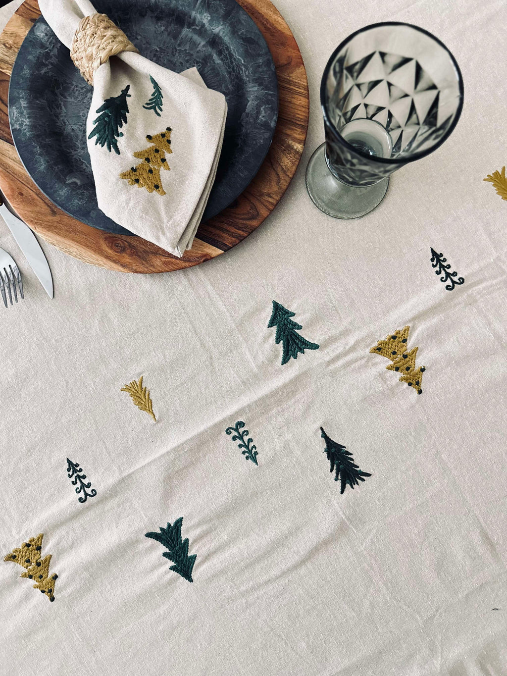 Nappe De Noël | En Coton Pour Tables Festives | Valuna