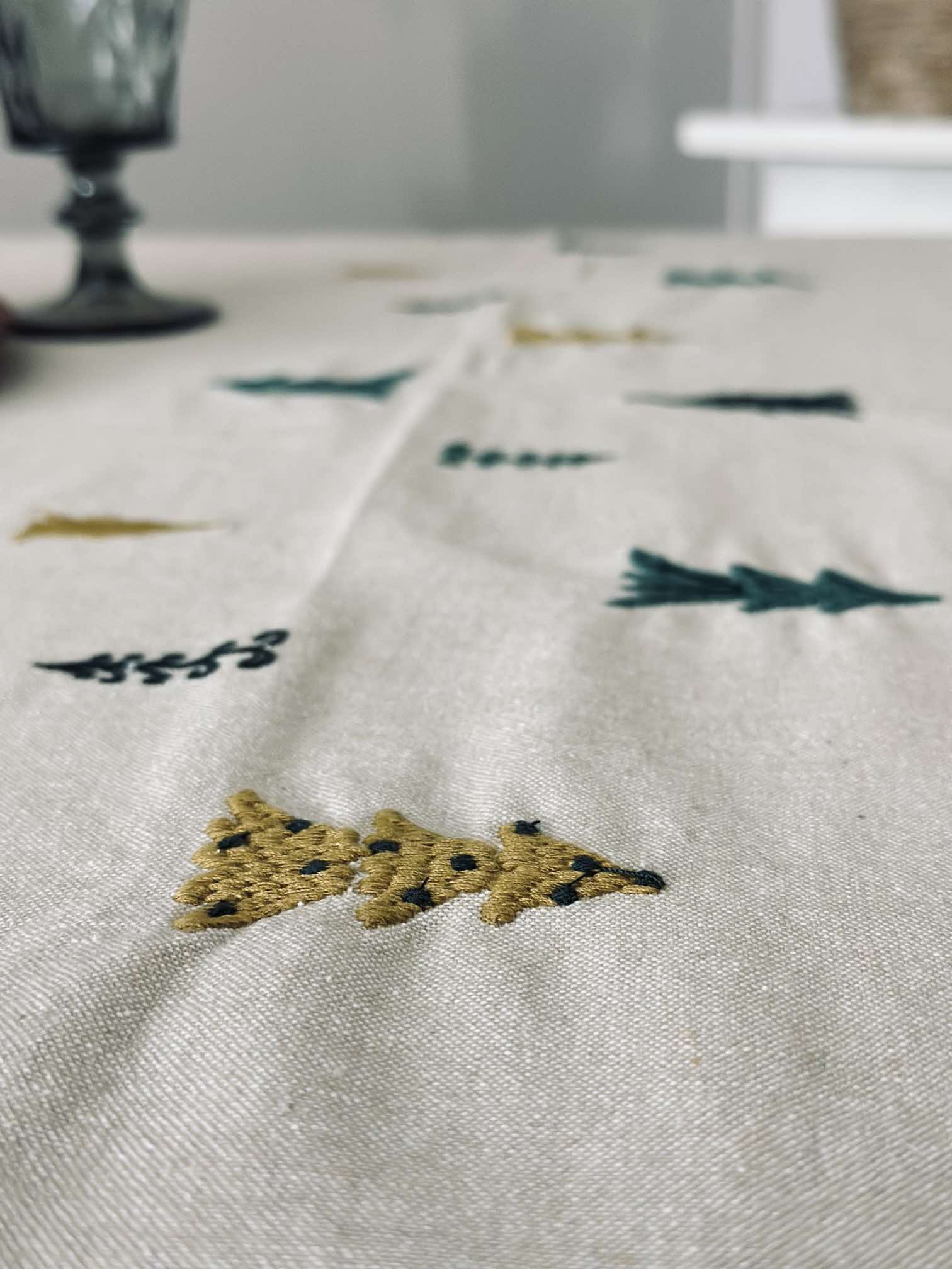 Nappe De Noël | En Coton Pour Tables Festives | Valuna