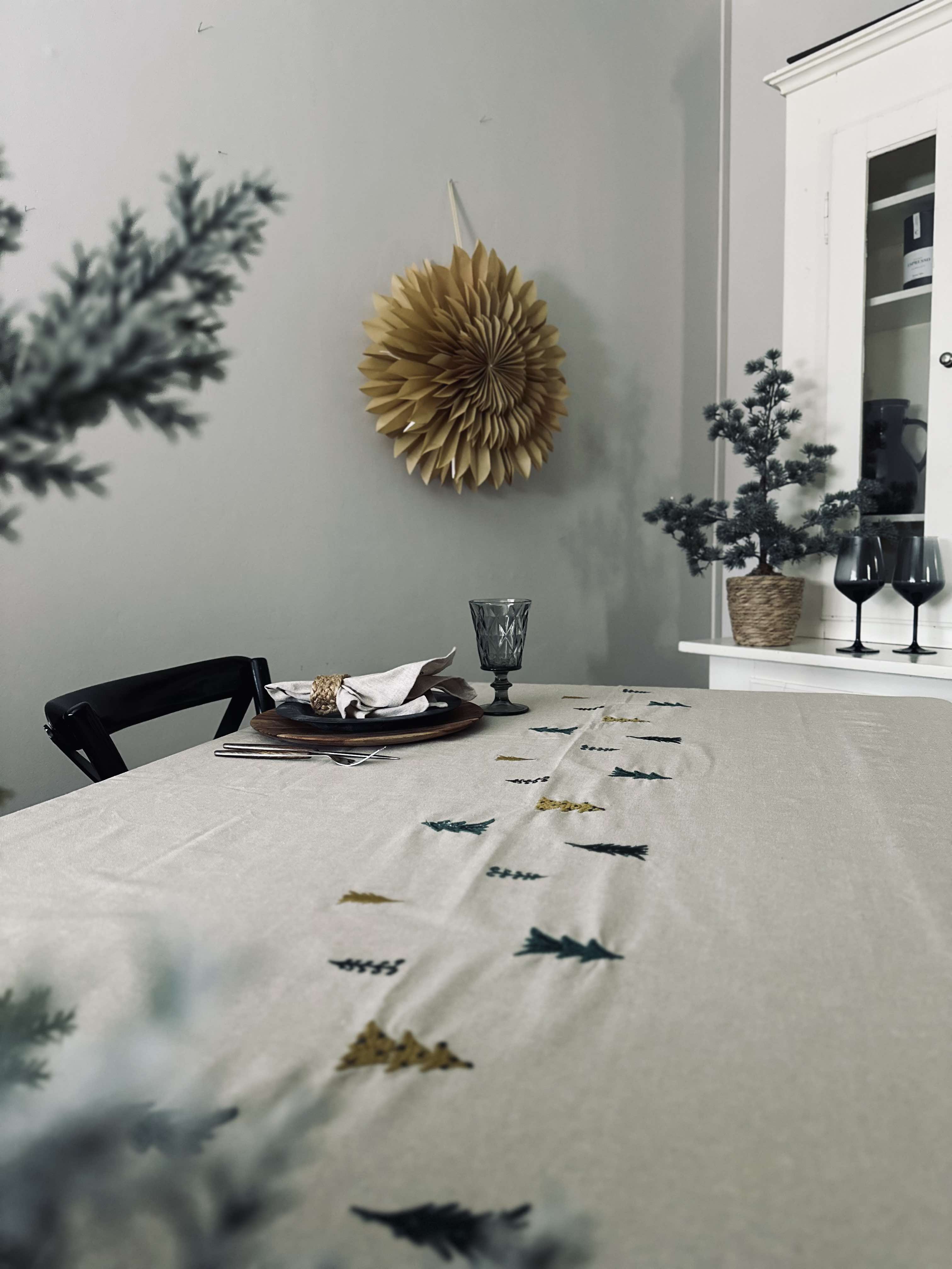 Nappe De Noël | En Coton Pour Tables Festives | Valuna