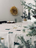 Nappe De Noël | En Coton Pour Tables Festives | Valuna