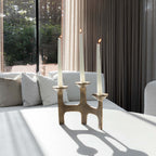 Bougeoir en Laiton Antique – Coffret Amour 3‑pièces | Chaleur Intemporelle & Ambiance Élégante | Valuna