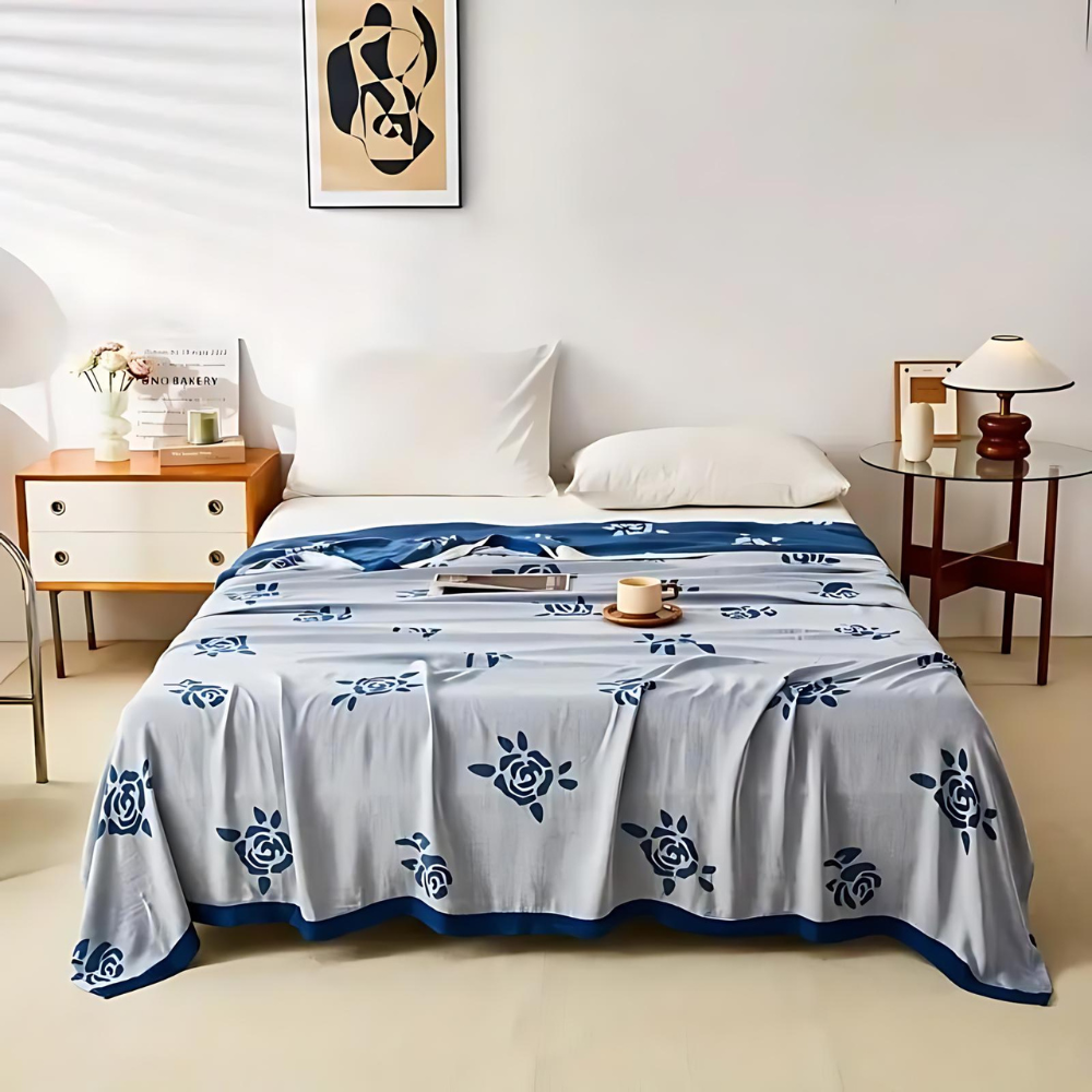 BambooCool | Couverture Rafraîchissante En Fibre De Bambou – Confort Et Style Pour Toutes Saisons | Valuna