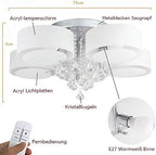 Crystal Beam | Plafonnier En Cristal LED À 7 Ampoules | Valuna