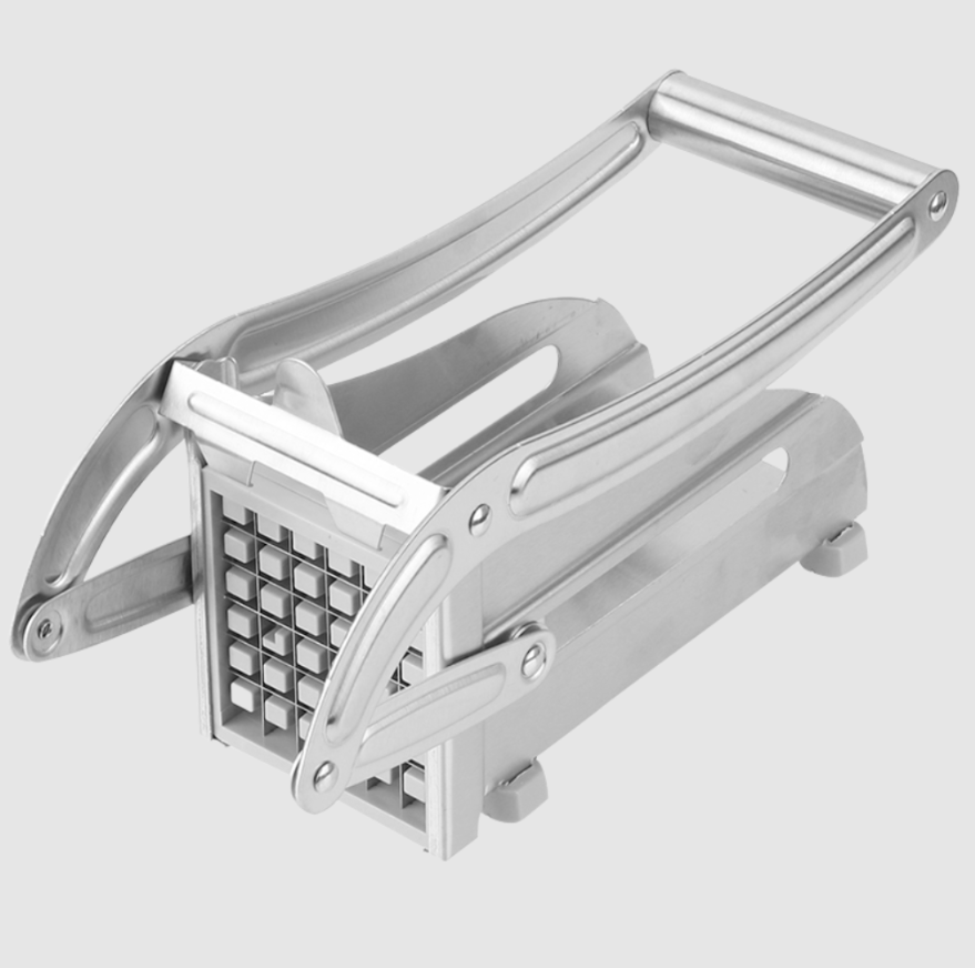 FlexiFry Coupe-Frites en Acier Inoxydable | Trancheuse Manuelle de Pomme de Terre pour Frites Maison Parfaites | Valuna