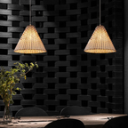 BohoWeave | Suspension en Osier Fait Main – Décoration Intérieure Élégante | Valuna