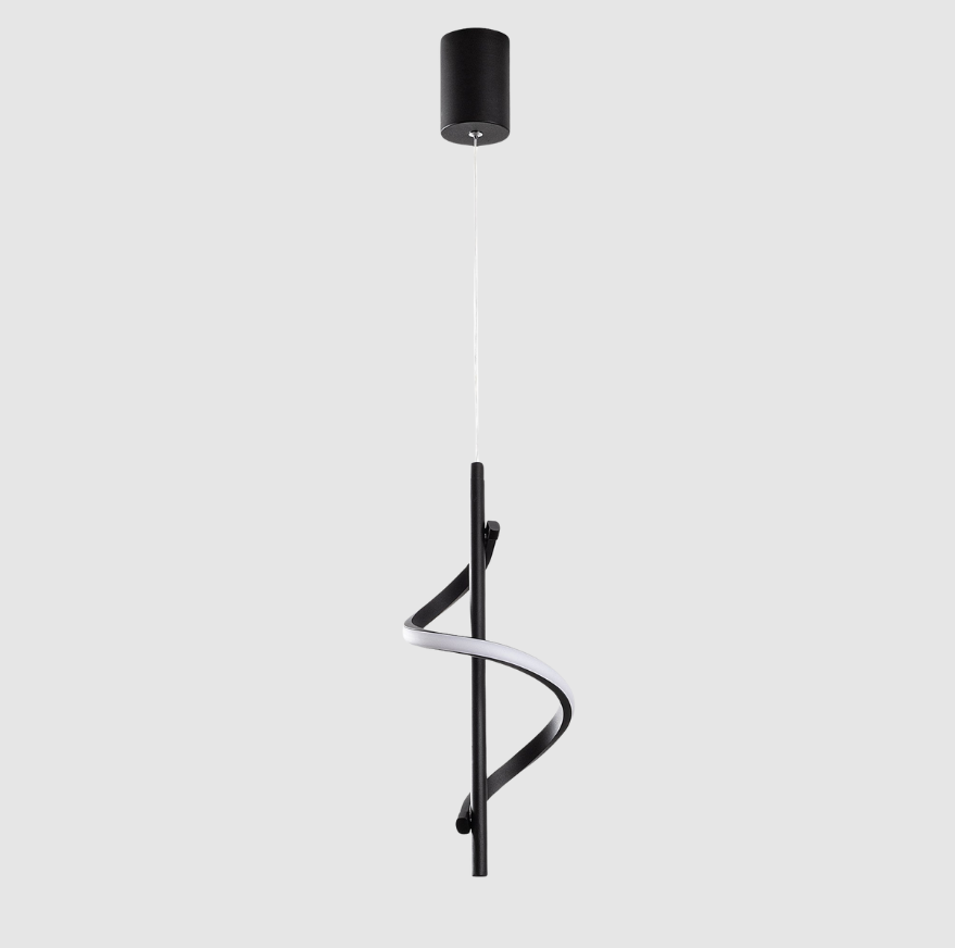 Suspension Opulent en Métal Noir | Déclaration Lumineuse Minimaliste & Audacieuse | Valuna