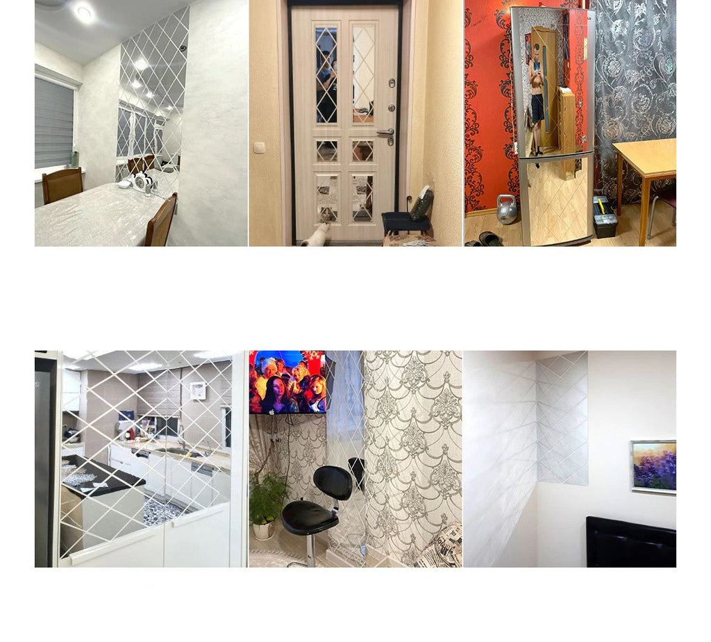 Diamant 3D Poli Brillant | Décoration Luxueuse À Effet Étincelant | Valuna