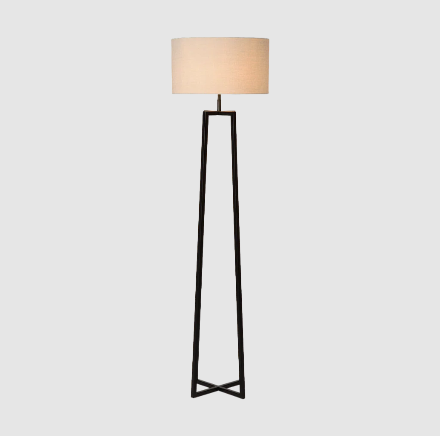 Lampe sur pied Potsdam | Noir | Valuna