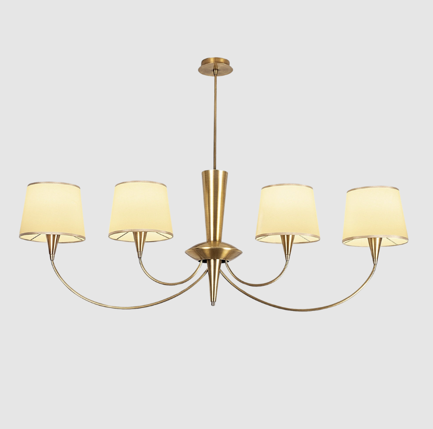 Suspension Arboria en Métal Cuivré et Tissu | Ambiance Vintage Chaleureuse pour Intérieurs Cosy | Valuna