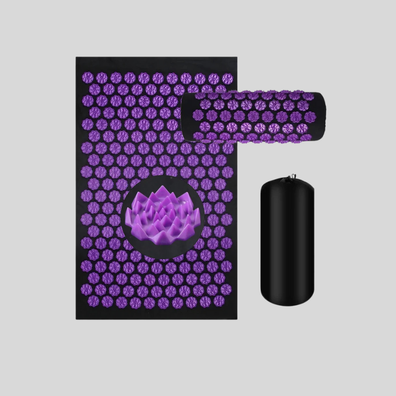 Tapis et Coussin d’Acupression Relaxwave | Shiatsu Anti‑Stress et Détente Profonde | Valuna