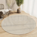 HomeOffice | Tapis Rond Antidérapant De 8 Mm D’Épaisseur Pour Maison Et Bureau | Valuna