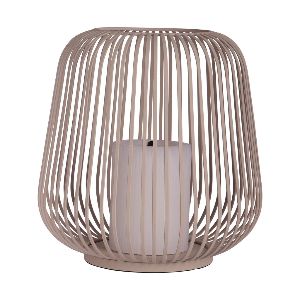 Bougeoir Votive Beige Doux | Éclat Minimaliste Chaleureux | Valuna