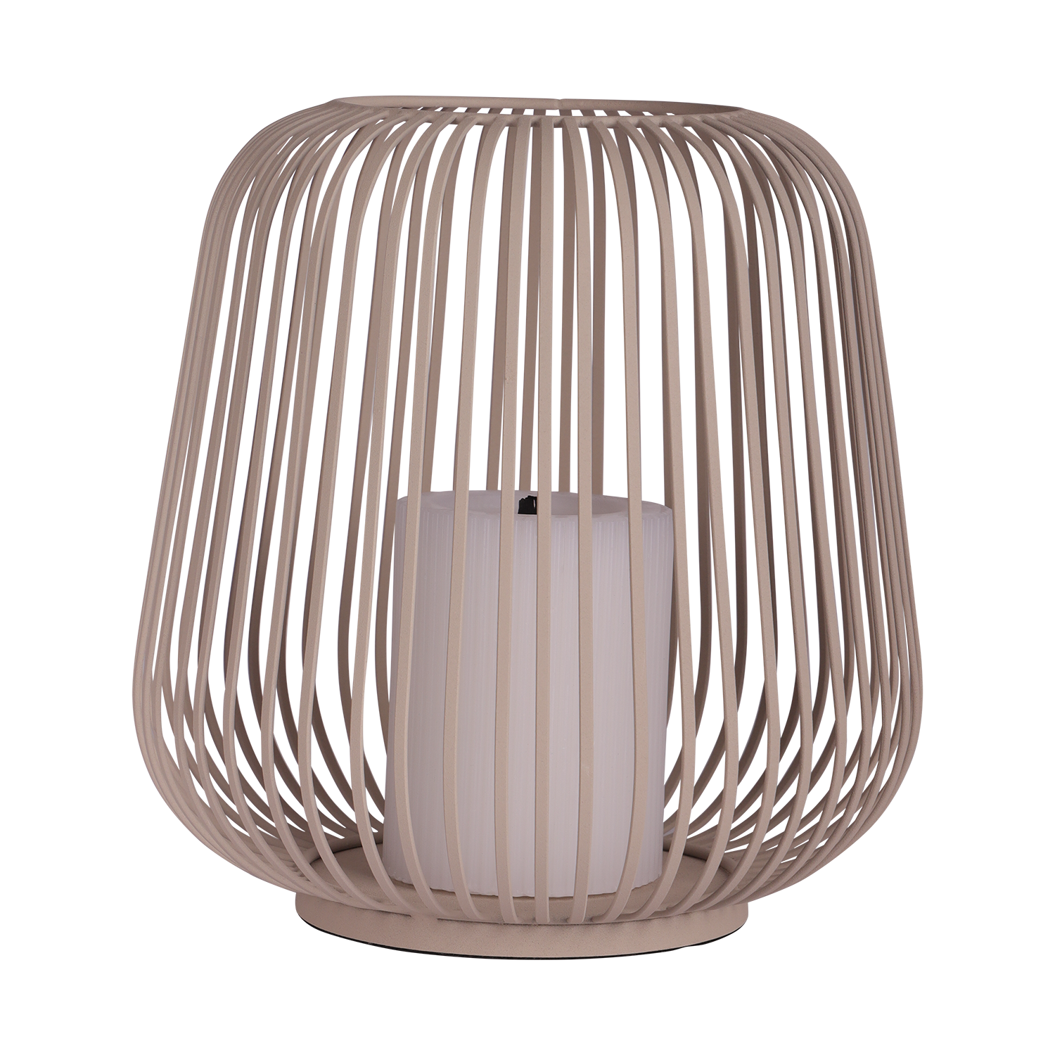 Bougeoir Votive Beige Doux | Éclat Minimaliste Chaleureux | Valuna