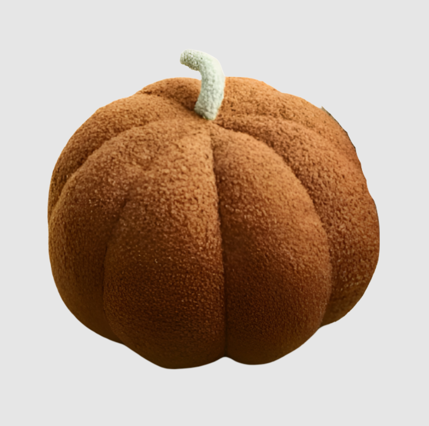 Coussin Citrouille | Coussin en Peluche Texturé Citrouille | Valuna