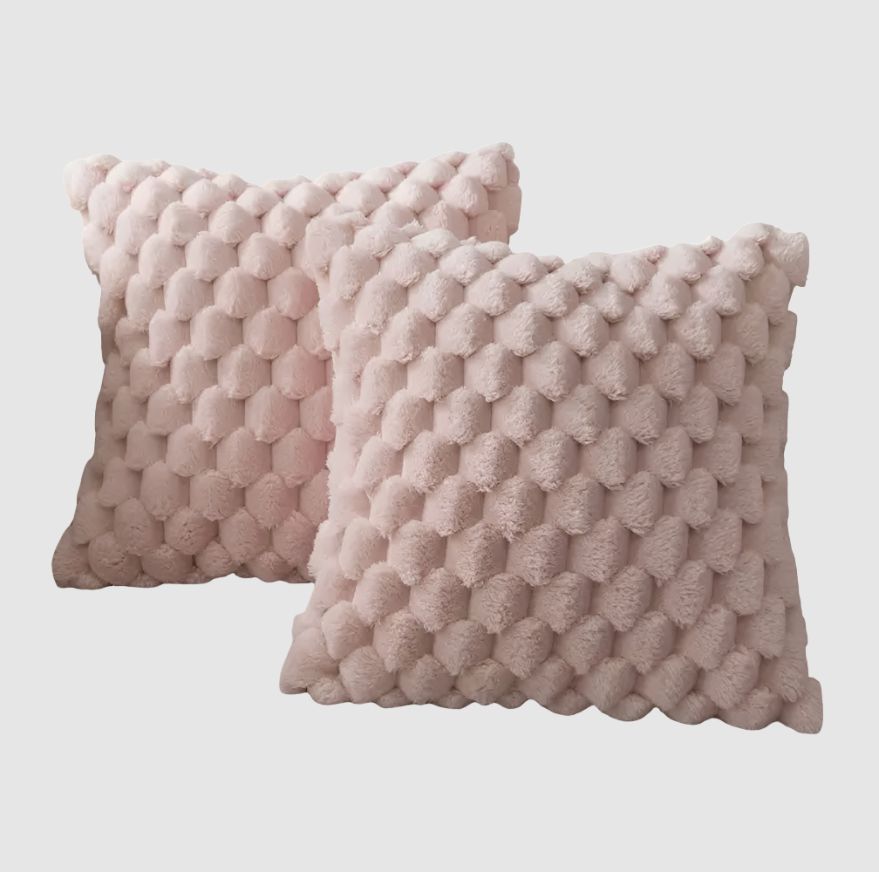 CozyWeave | Coussin Doux Luxueux avec Housse à Motifs Fuzzy | Valuna