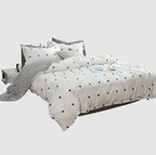 Housse de couette l Imprimé Amour Noir | Housse de Couette | Valuna