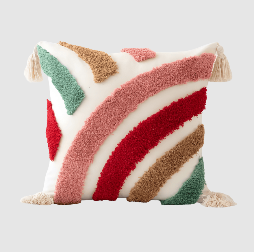 Beaux Motifs de Vagues | Housse de Coussin Design | Accessoires de Maison Tendance | Valuna