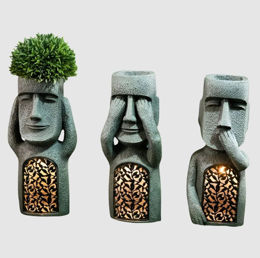 Trio Sensoriel | Voir Entendre Parler Ornements Solaires | Valuna