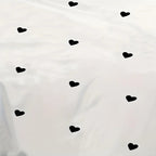 Housse de couette l Imprimé Amour Noir | Housse de Couette | Valuna