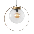 Suspension Blazer Verre Doré | Lampe Suspendue Industrielle au Style Élégant | Valuna