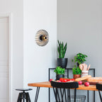 Applique Murale Poise en Métal Noir | Éclairage Accent Minimaliste & Intemporel | Valuna