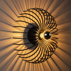 Applique Murale Poise en Métal Noir | Éclairage Accent Minimaliste & Intemporel | Valuna