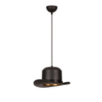 Echelon Lampe Suspendue Métal Noir | Luminaire Industriel Élégant | Valuna