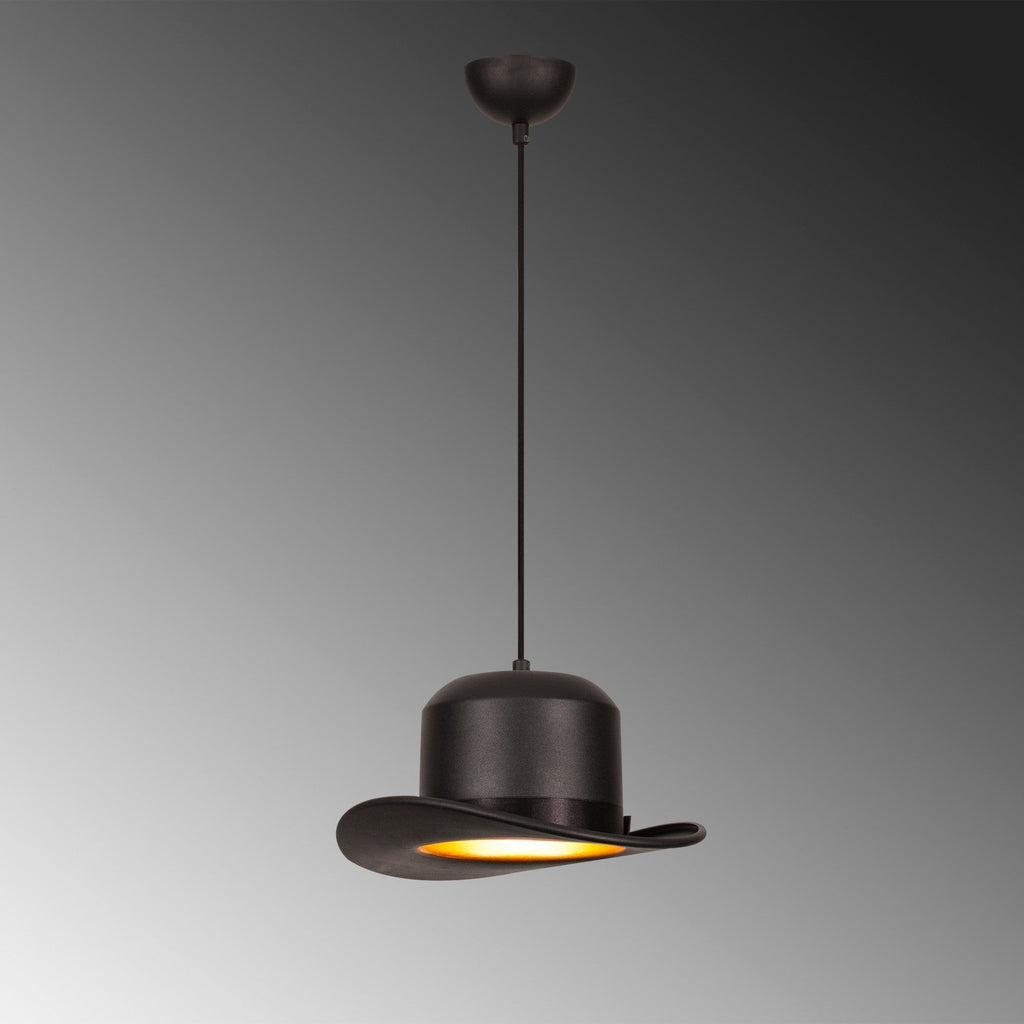 Echelon Lampe Suspendue Métal Noir | Luminaire Industriel Élégant | Valuna