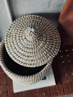 Courbe & Panier En Herbe Marine | Ensemble Décoratif 2 Pièces | Valuna