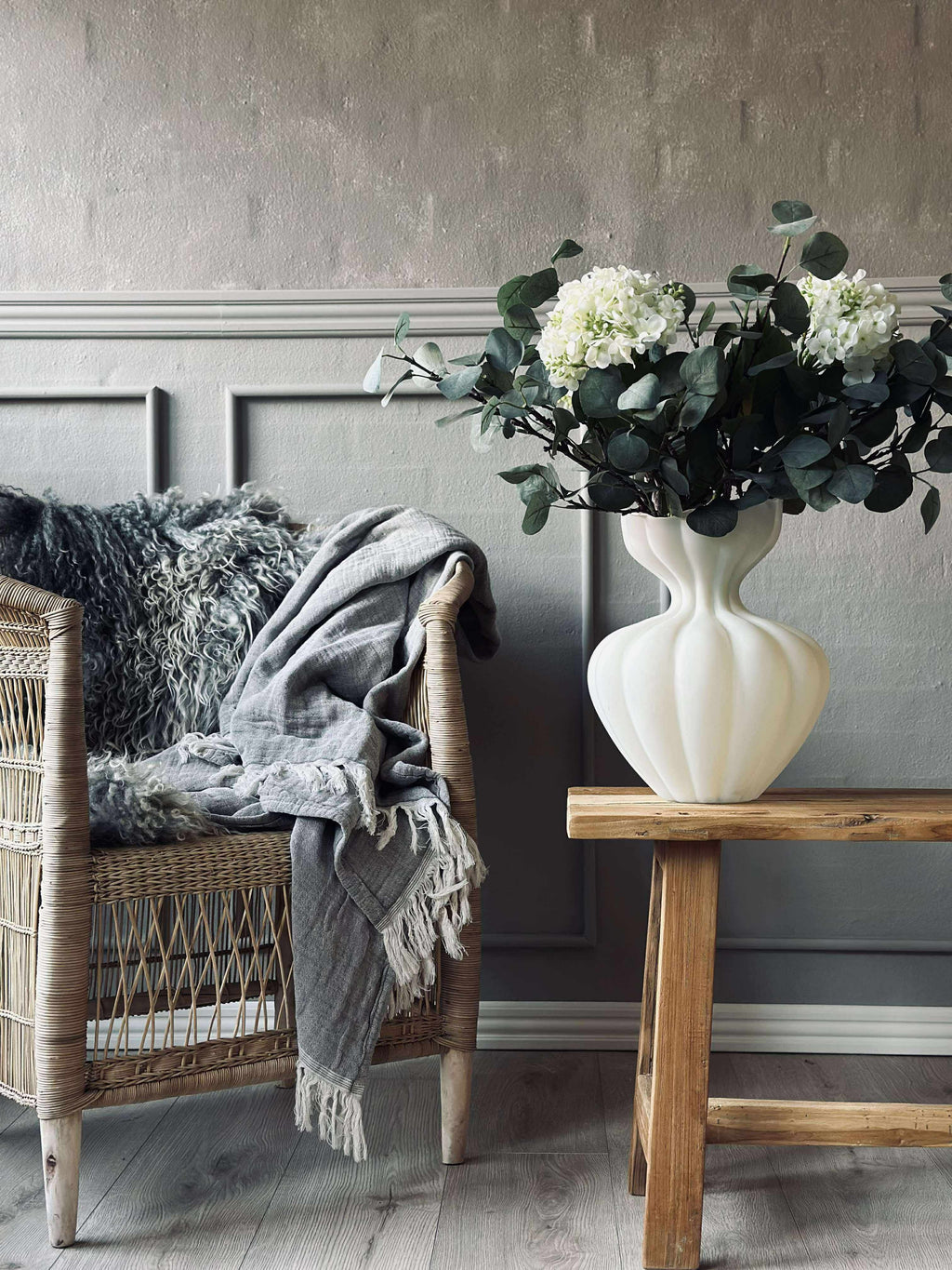 Siena | Vase en Verre Mat | 32 cm | Valuna