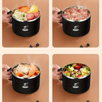 Grand Bol à Nouilles 1,3 L Inox | Couvercle Thermo‑résistant | Valuna