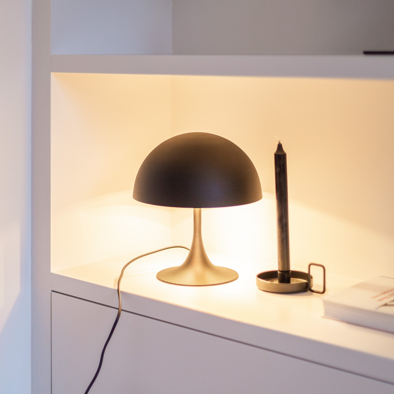 Lampe de table Braga | Noir | Valuna