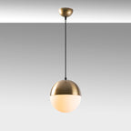 Suspension Regal 1‑Lumière en Verre Blanc | Lumière Pure & Élégance Minimaliste | Valuna