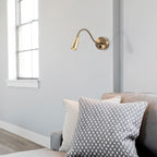 Applique Murale Veridia Métal Bronze | Lampe Élégante à Une Lumière | Valuna