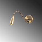 Applique Murale Veridia Métal Bronze | Lampe Élégante à Une Lumière | Valuna