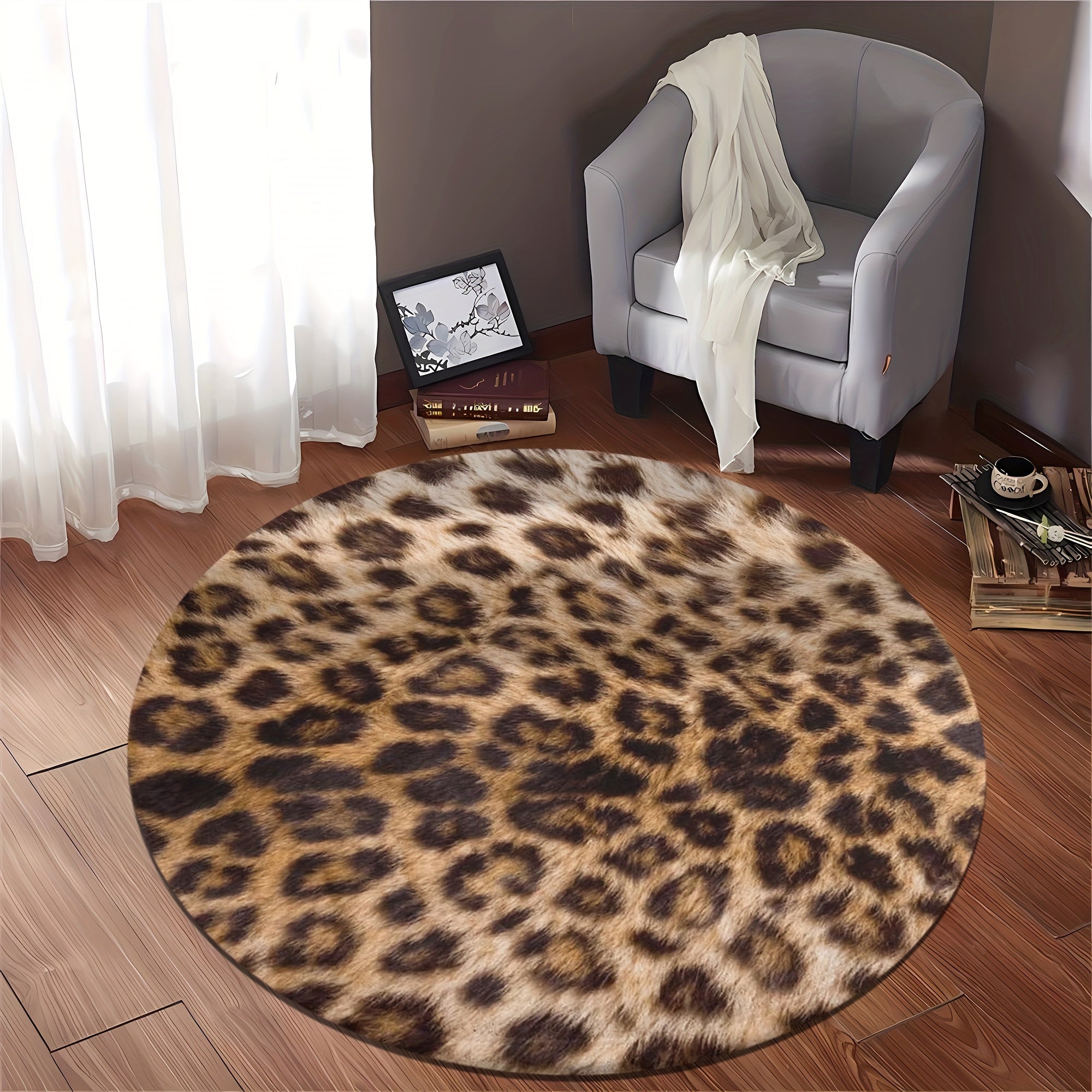 VeluPard | Tapis En Flanelle À Motif Léopard Pour Une Décoration Intérieure Confortable Et Stylée | Valuna