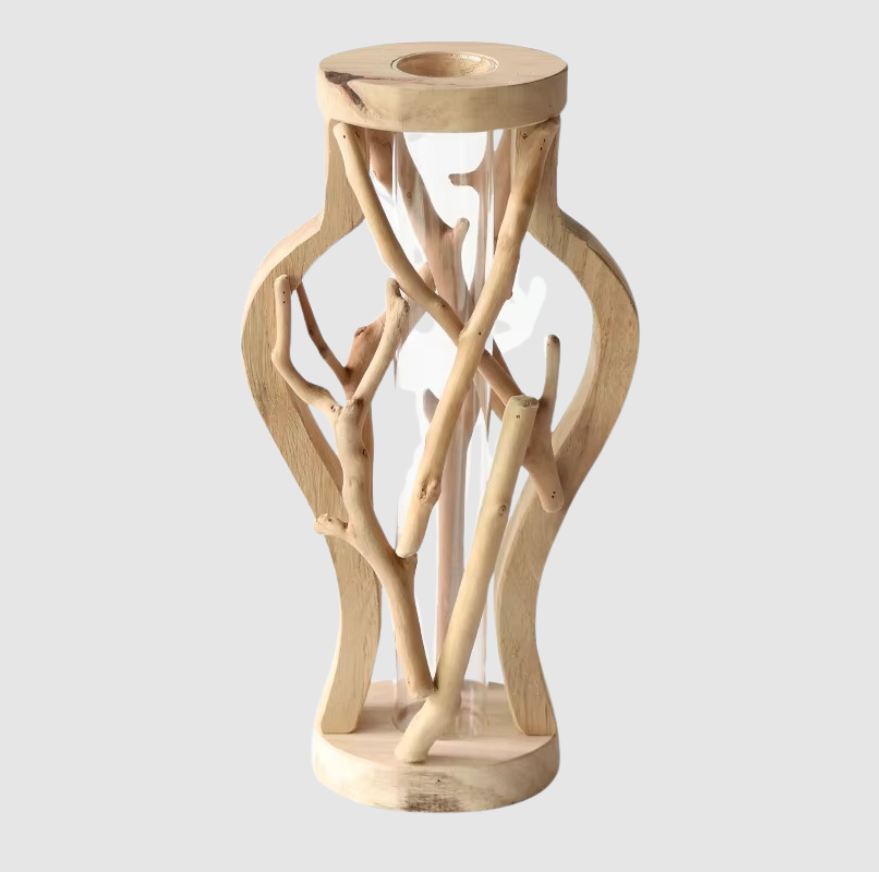 Vase Trævase | Design Artistique Inspiré Par le Bois | Valuna