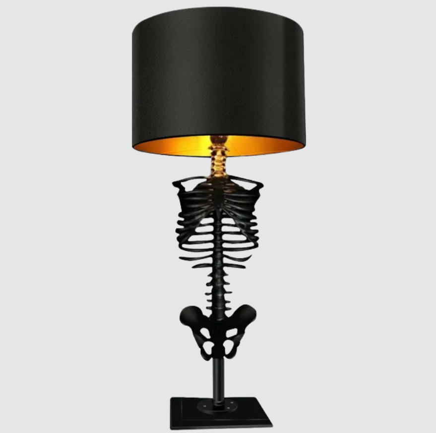 BoneGlow | Lampe de Chevet Squelette Vintage | Valuna