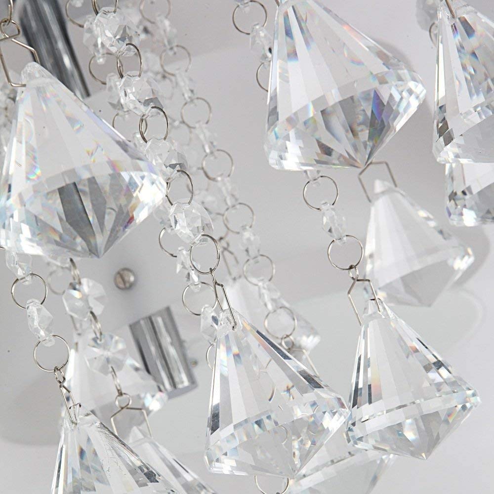 Crystal Beam | Plafonnier En Cristal LED À 7 Ampoules | Valuna