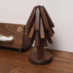 Sous-Verres | En Noyer Noir Pour Protection Et Style | Valuna